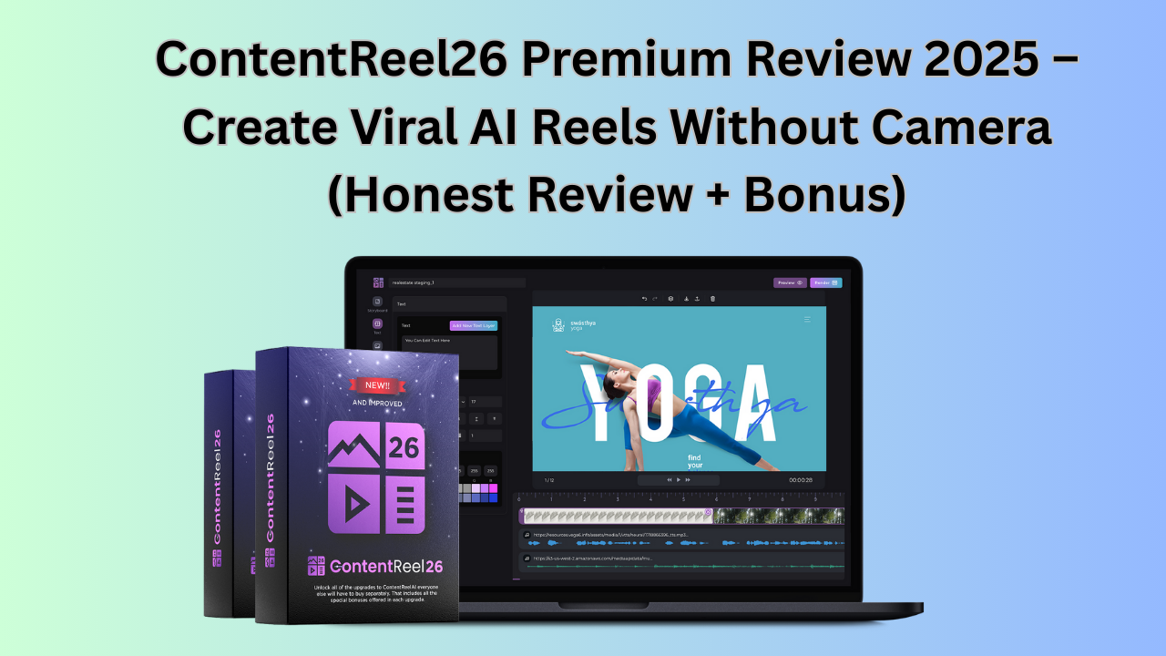 ContentReel26 Premium Review, ContentReel26 Premium, ContentReel26 Premium Price, ContentReel26 Premium OTOs, ContentReel26 Premium Coupon.